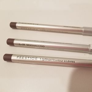 3 Prestige lip liners L*08 Mochaccino